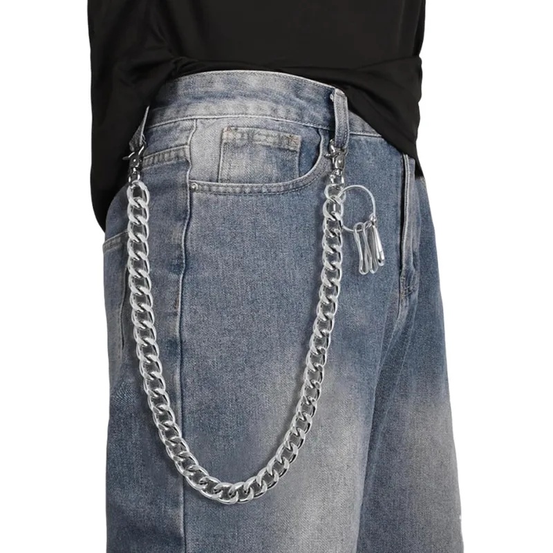 Men'S Accessories For Jeans - กระเป๋าสตางค์ยีนส์สไตล์ฮาราจูกุพร้อมสายคาดเอวสไตล์พังก์สำหรับผู้ชาย อุปกรณ์เสริม จัดส่งแบบดรอปชิปปิ้ง