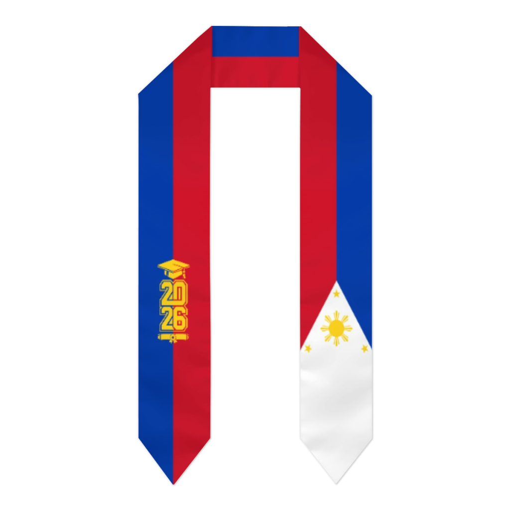 Men'S Accessories Philippines - ผ้าพันคอธงชาติฟิลิปปินส์ รุ่นปี 2026 สำหรับรับปริญญา ผ้าคาดเอว ผ้าคลุมไหล่