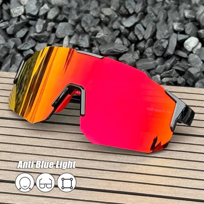 Men'S Accessories Glasses - แว่นกันแดดทรงสี่เหลี่ยมกรอบใหญ่ป้องกันรังสียูวีแว่นตากันแดดกีฬากันลมเดินป่าปีนเขาผู้หญิงผู้ชายแว่นตา