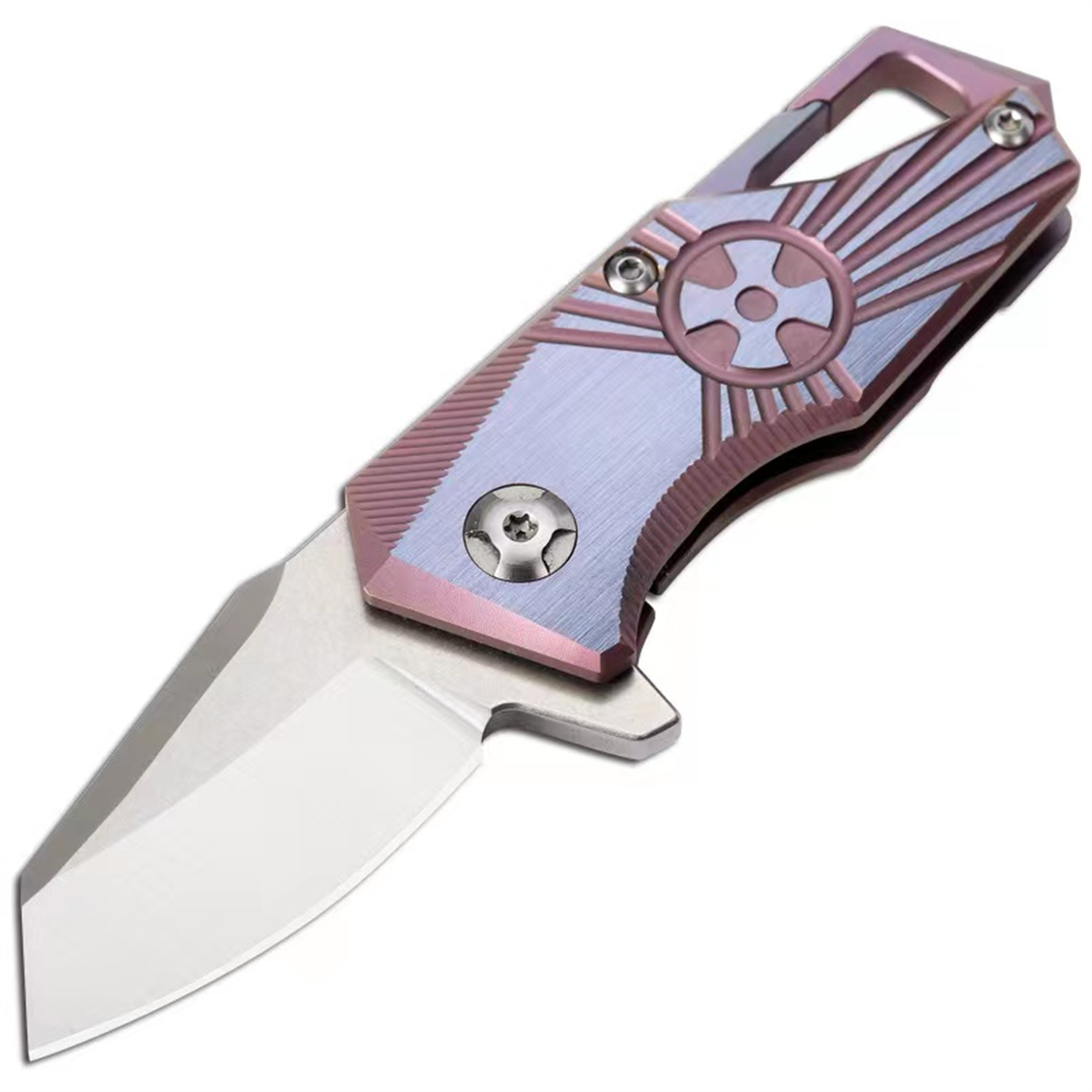Keychain Multi Tool - Titanium Alloy มีด M390พวงกุญแจมีด EDC เครื่องมืออเนกประสงค์กลางแจ้ง