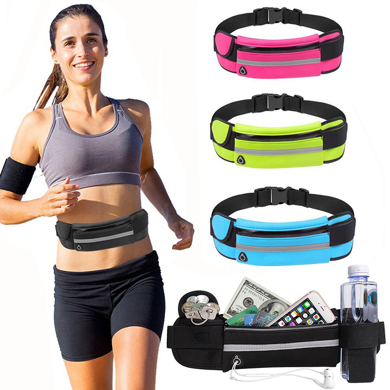 Men Accessories Pack - กีฬา Fanny Pack ผู้หญิงวิ่งเอวกระเป๋าเข็มขัดผู้ชายกระเป๋าโทรศัพท์ยิมกระเป๋า Water Hydration