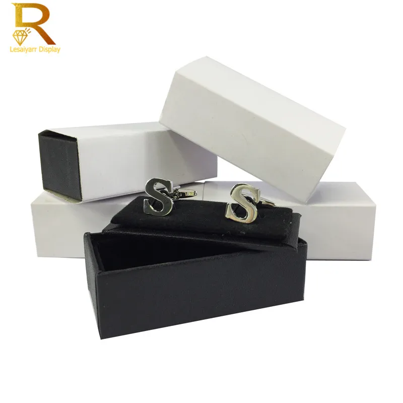 Cufflink Box Set - ขายส่ง20ชิ้น/ล็อตขายร้อน Cufflinks กล่องของขวัญกล่องใหม่กล่องเครื่องประดับ Cuff Links กรณี
