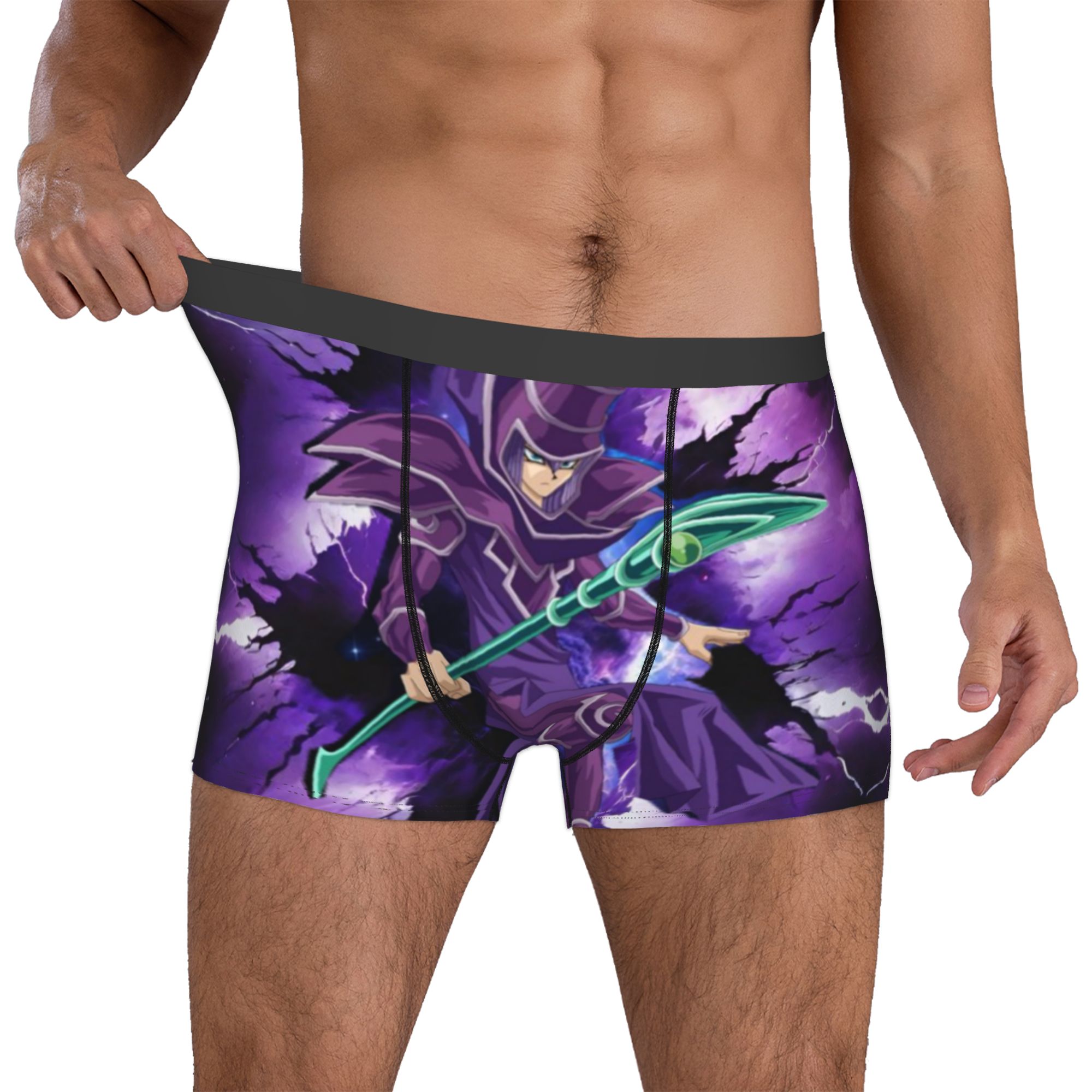 Men'S Accessories Clothing - Y-Yus Gi O-Ohs กางเกงบ็อกเซอร์บุรุษญี่ปุ่นอะนิเมะการ์ดเกมมังงะกางเกงในกางเกงชั้นในตลก
