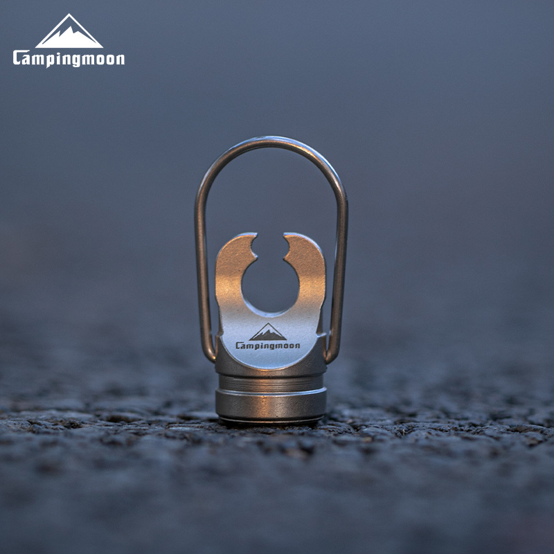 Keychain Multi Tool - เครื่องเจาะถังแก๊ส CAMPINGMOON ถังแก๊สซีลง่าย แขวนพวงกุญแจได้ คาลิปเปอร์มะเร็ง