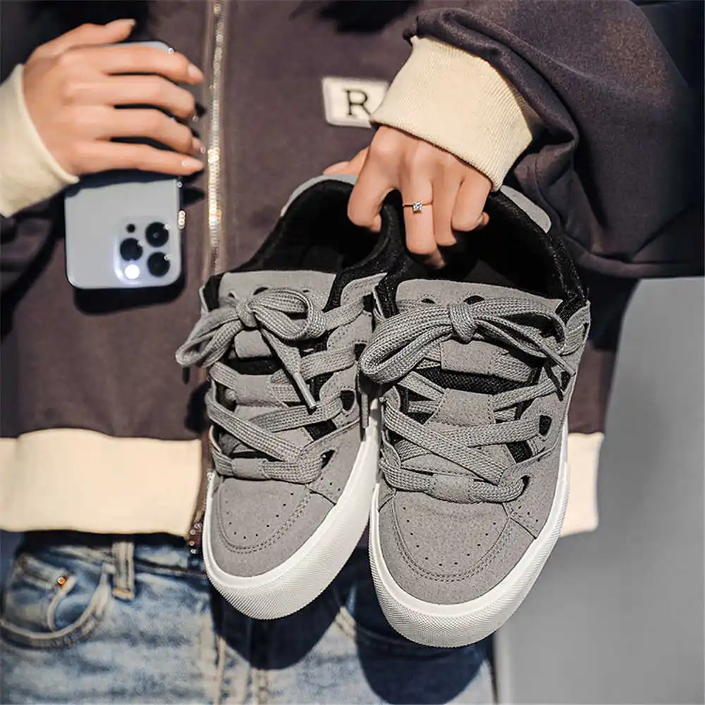 Men Accessories Low Price - กับ Lacing Hiphop ผู้หญิงรองเท้าสเก็ตบอร์ดวอลเลย์บอลรองเท้าผ้าใบสําหรับสตรี Beige Boot