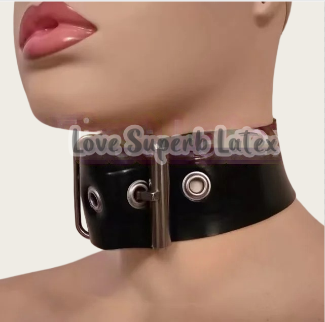 Men'S Accessories Clothing - ปลอกคอลาเท็กซ์เซ็กซี่ขนาด 0.4 มม. สายรัดคอแบบยางสำหรับผู้หญิงและผู้ชาย งานแฮนด์เมด โซ่คล้องคอ