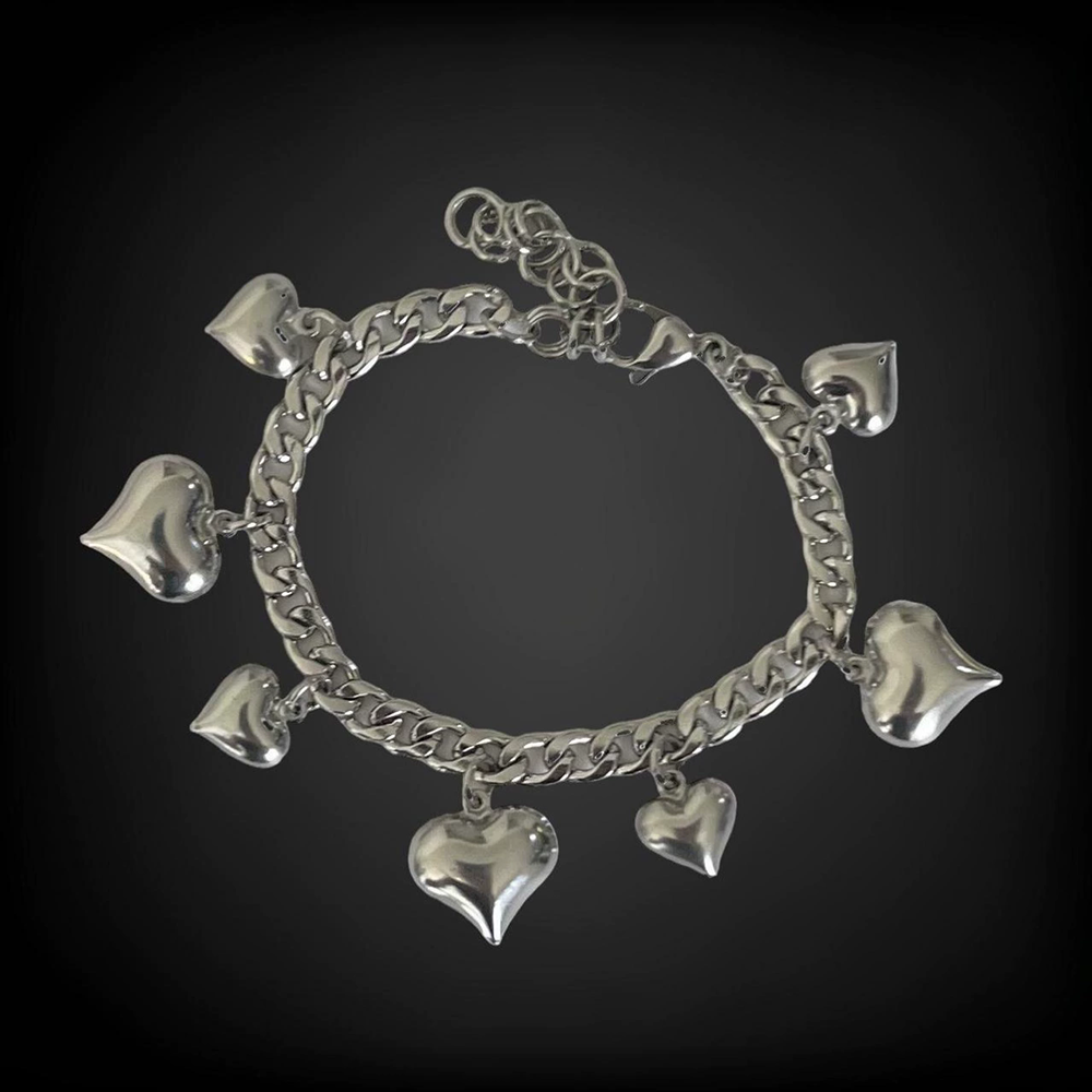 Men'S Accessories Instagram - สร้อยข้อมือสองชั้นสไตล์วินเทจสุดเทรนดี้ อินสตาแกรม ฮิปฮอป งานโลหะ เครื่องประดับใหม่สำหรับผู้ชายและผู้หญิง
