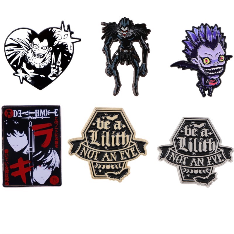 Lapel Pin Enamel - เข็มกลัดเคลือบลายการ์ตูนปีศาจกอธิคสุดน่ารัก สำหรับตกแต่งเสื้อผ้า กระเป๋าเป้ หมวก และชุดประจำวัน