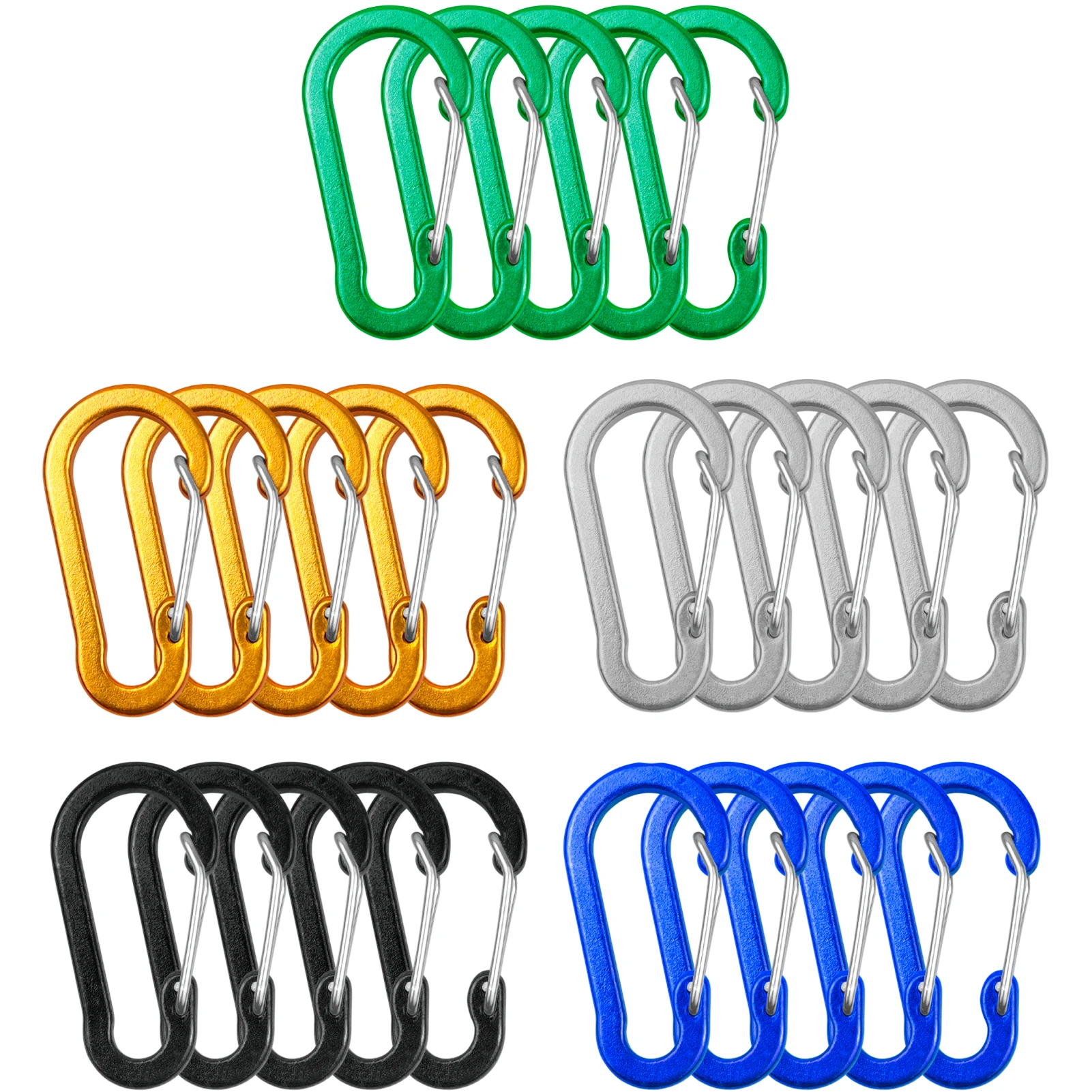 คลิปคาราไบเนอร์ 5/10/12 ชิ้น อ - Keychain Multi Tool บทวิจารณ์และราคา
