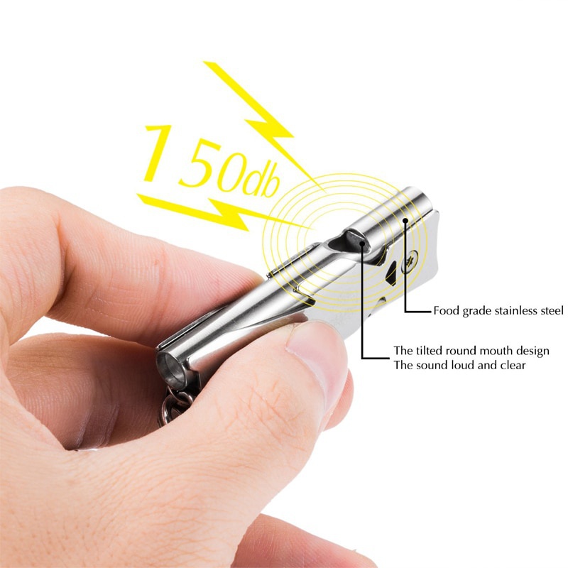 กลางแจ้ง EDC Survival Whistle  - Keychain Multi Tool บทวิจารณ์และราคา
