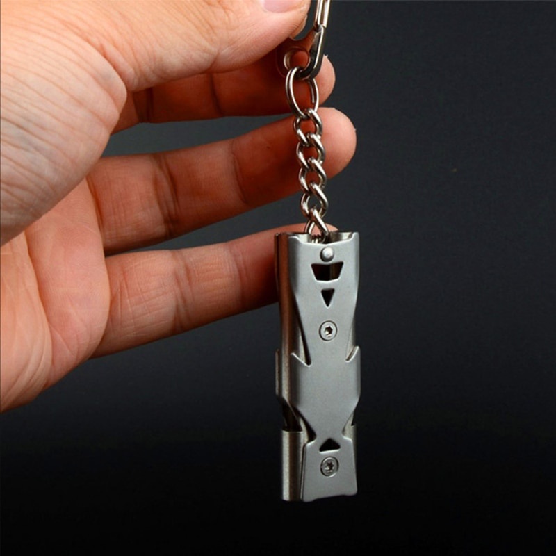 กลางแจ้ง EDC Survival Whistle  - Keychain Multi Tool บทวิจารณ์และราคา