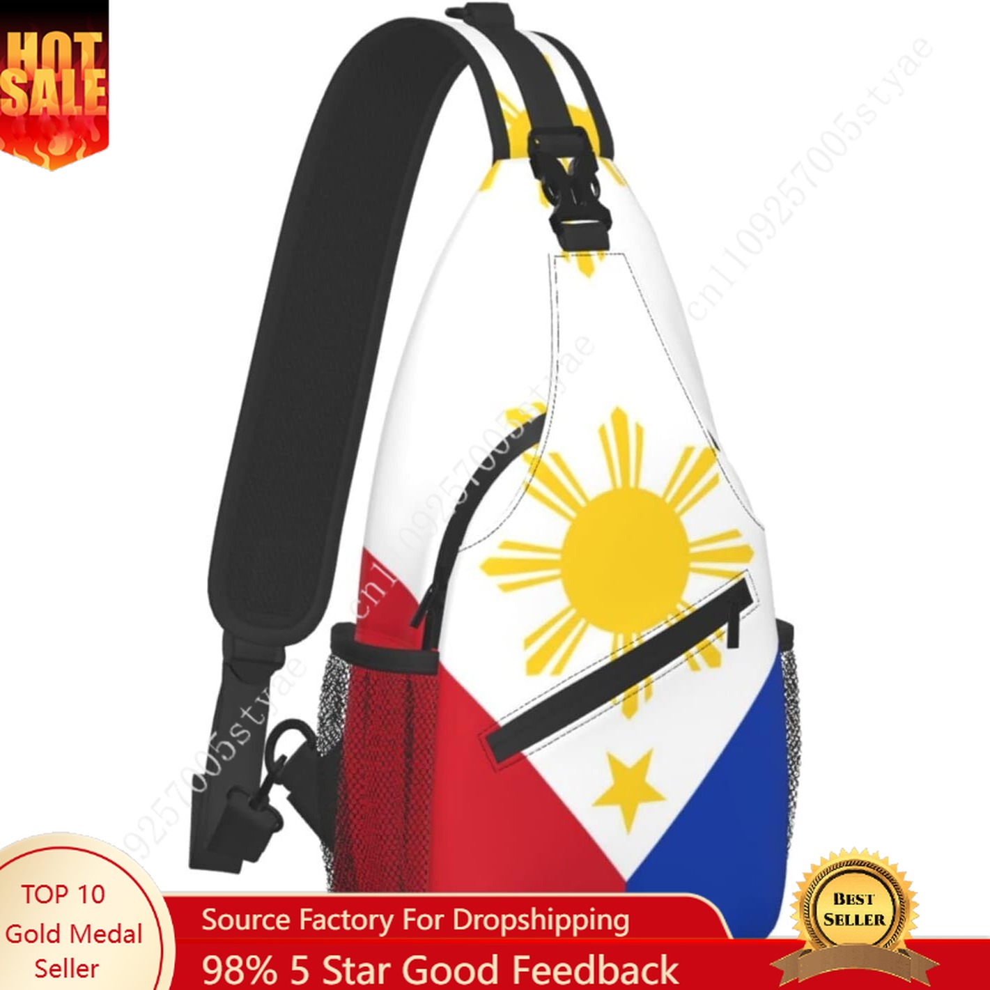 กระเป๋าสะพายข้างลายธงชาติฟิลิป - Men'S Accessories Philippines บทวิจารณ์และราคา