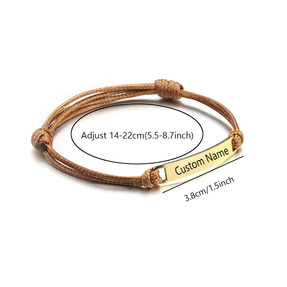 CUSTOM Letter ชื่อสร้อยข้อมือแ - Men'S Accessories Jewelry Bracelet บทวิจารณ์และราคา