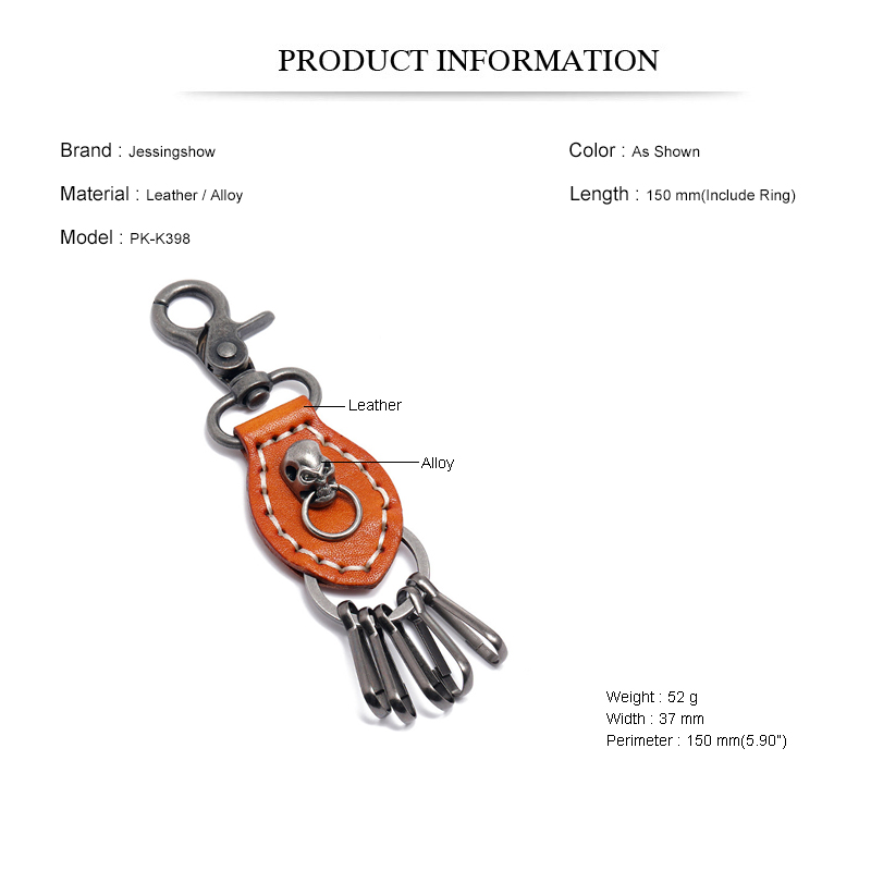 Jessingshow พวงกุญแจหนังคุณภาพ - Men Accessories Pk บทวิจารณ์และราคา