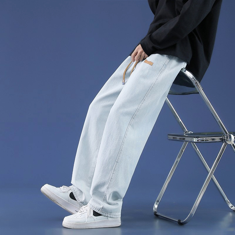 กางเกงยีนส์ขาบานบางสำหรับผู้ชา - Men'S Accessories For Jeans บทวิจารณ์และราคา