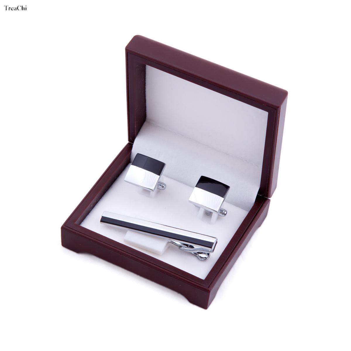 หรูหราเข็มกลัดเนคไทกล่องผู้ชาย - Cufflink Box Set บทวิจารณ์และราคา