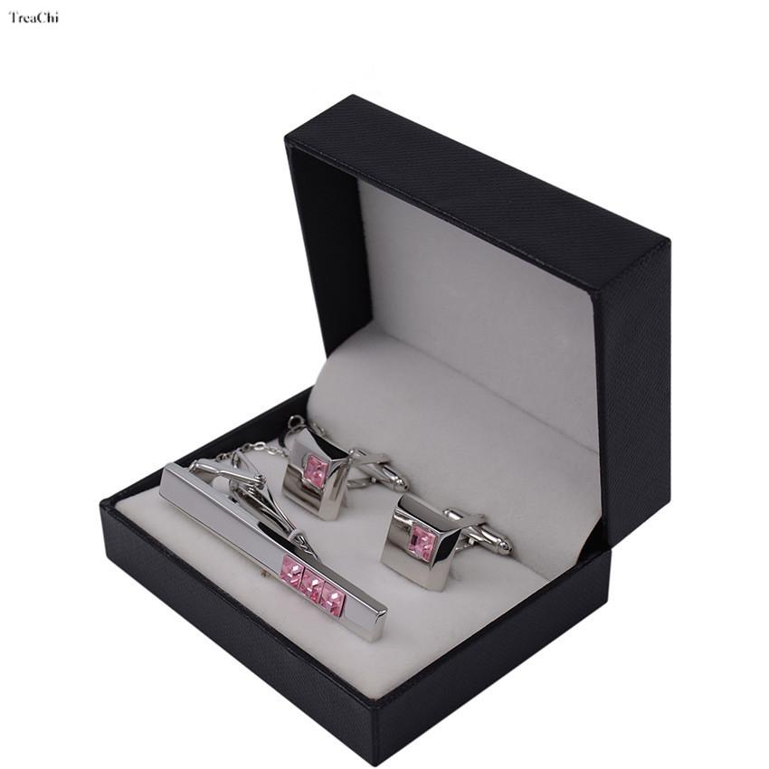 หรูหราเข็มกลัดเนคไทกล่องผู้ชาย - Cufflink Box Set บทวิจารณ์และราคา