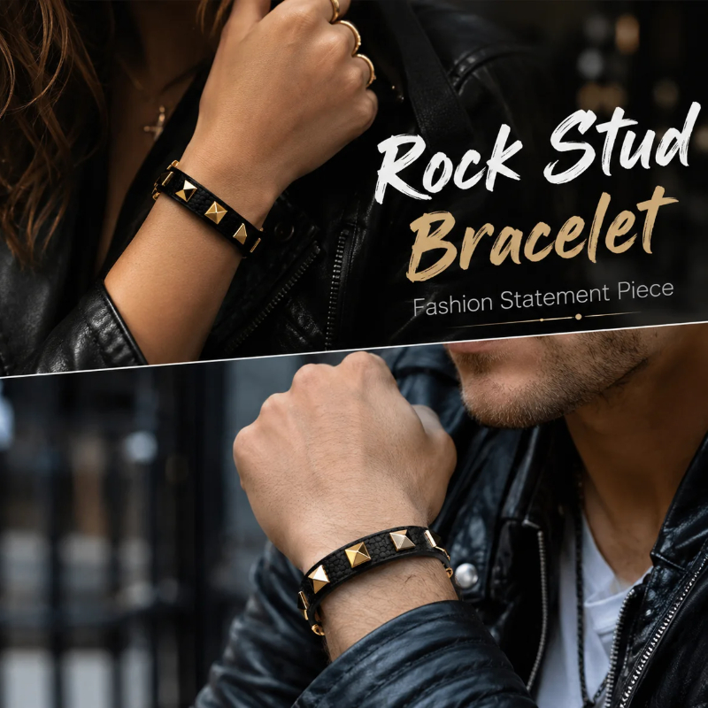 สร้อยข้อมือหนังสไตล์พังก์ 10 ส - Men'S Accessories Jewelry Bracelet บทวิจารณ์และราคา