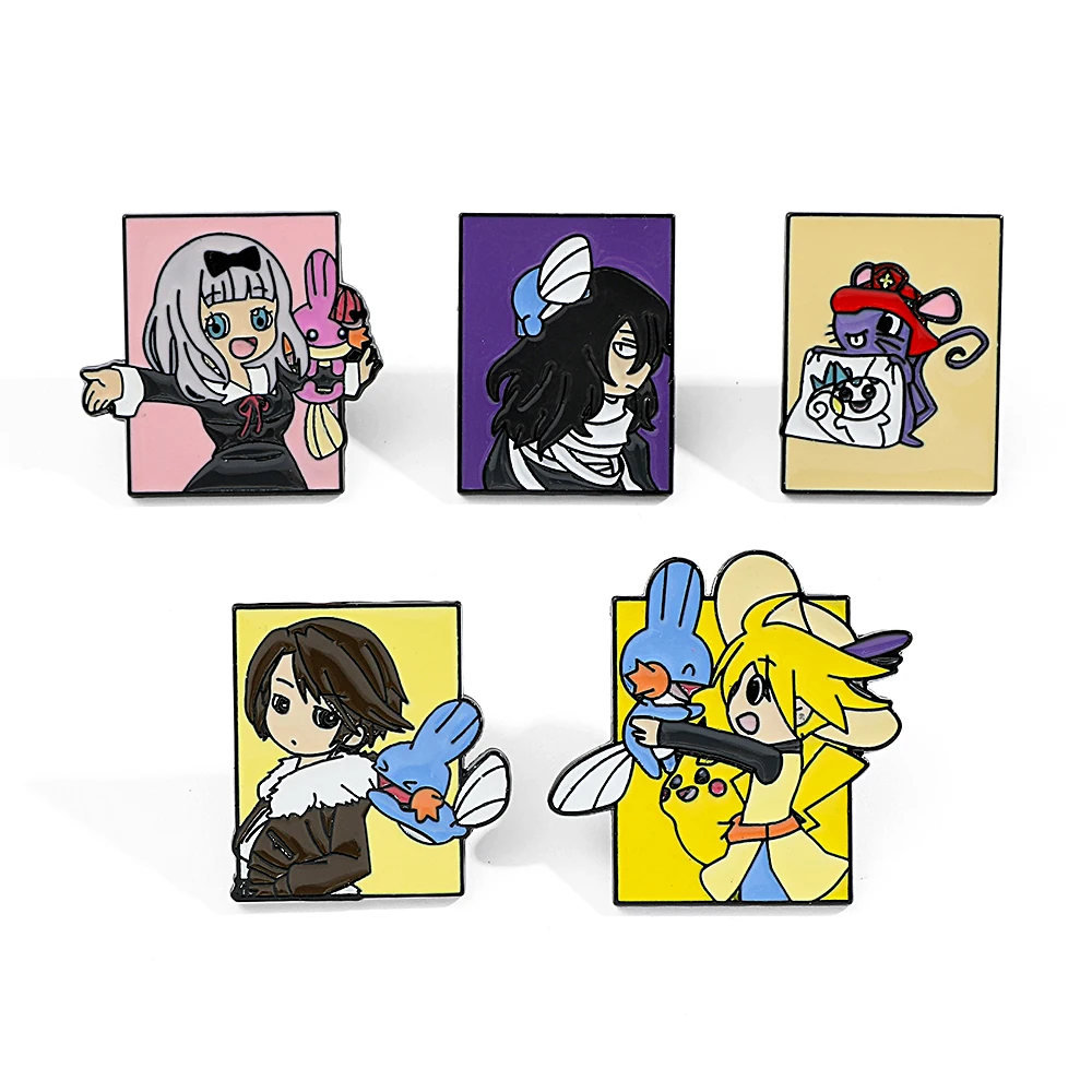 เข็มกลัดโลหะลายตัวละครโปเกมอน  - Lapel Pin Enamel บทวิจารณ์และราคา