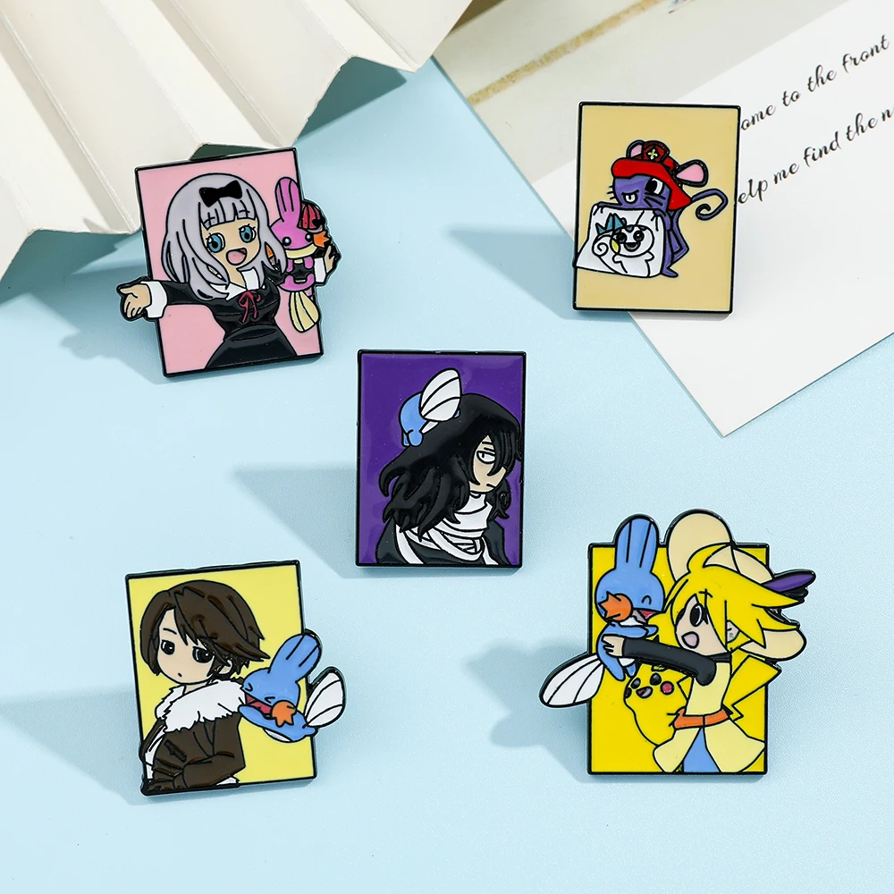 เข็มกลัดโลหะลายตัวละครโปเกมอน  - Lapel Pin Enamel บทวิจารณ์และราคา