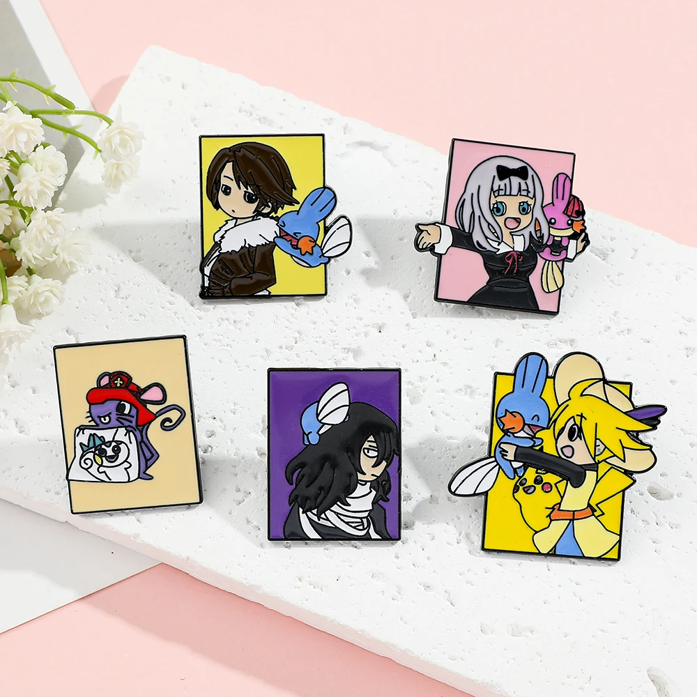 เข็มกลัดโลหะลายตัวละครโปเกมอน  - Lapel Pin Enamel บทวิจารณ์และราคา