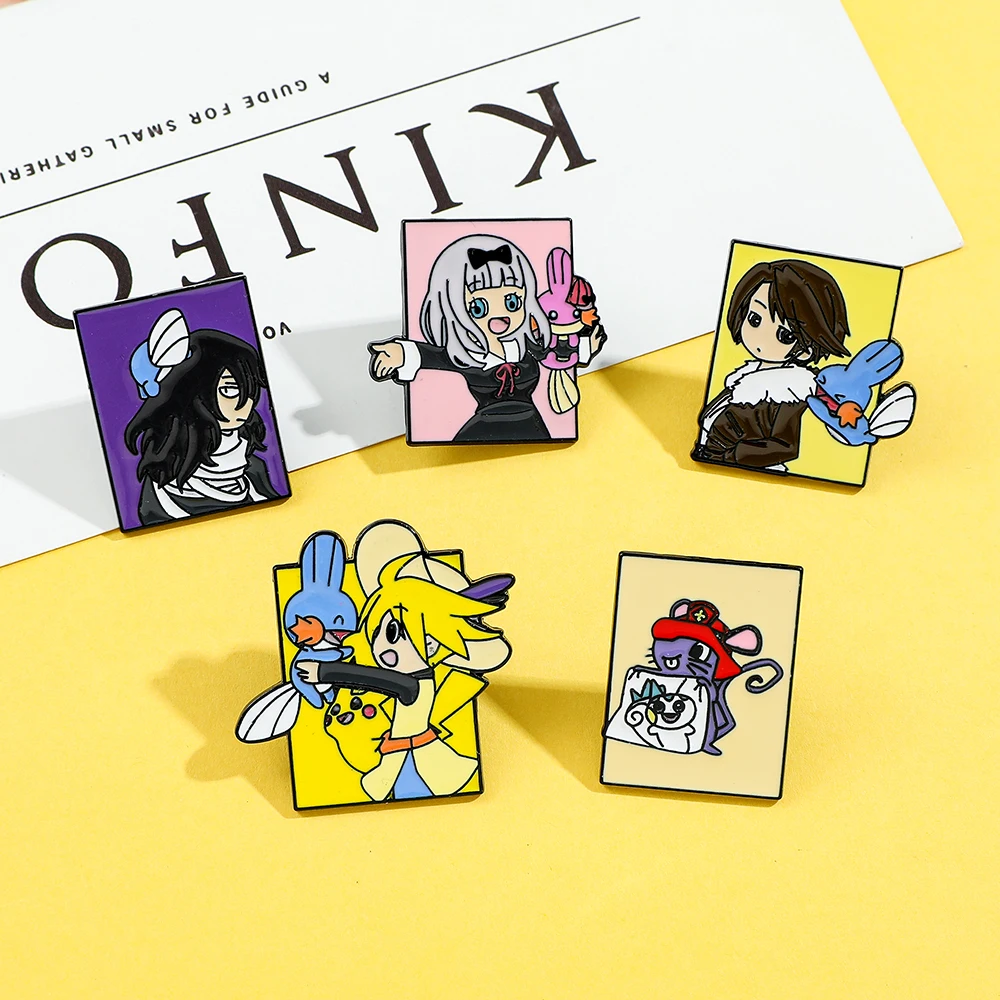 เข็มกลัดโลหะลายตัวละครโปเกมอน  - Lapel Pin Enamel บทวิจารณ์และราคา