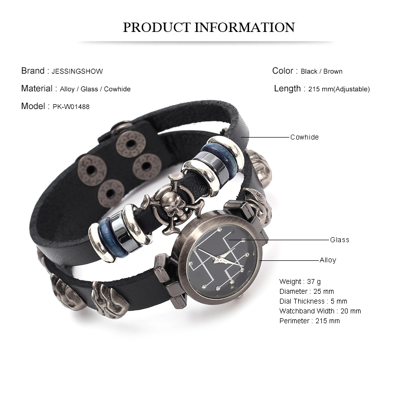 ฮิปฮอปพังค์นาฬิกาข้อมือผู้ชายว - Men Accessories Pk บทวิจารณ์และราคา