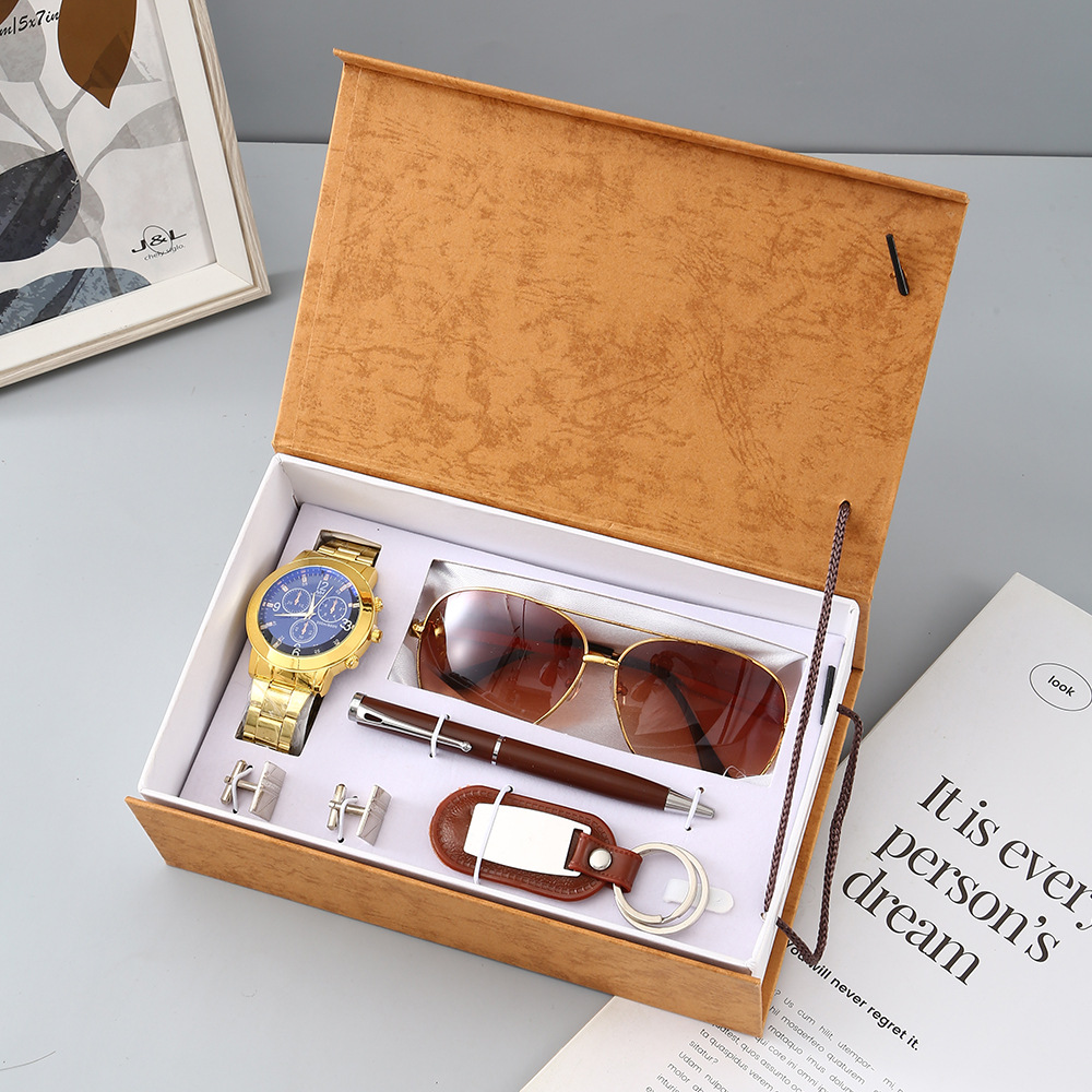 ใหม่นาฬิกาผู้ชายชุดของขวัญกล่อ - Cufflink Box Set บทวิจารณ์และราคา