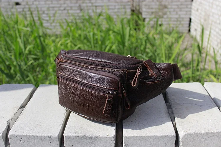 ของแท้ Cowhide หนังเอวกระเป๋าผ - Men Accessories Pack บทวิจารณ์และราคา