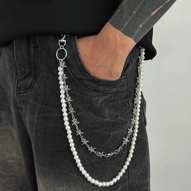 Salircon Vintage Punk Metal Pe - Men'S Accessories For Jeans บทวิจารณ์และราคา