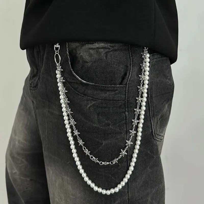 Salircon Vintage Punk Metal Pe - Men'S Accessories For Jeans บทวิจารณ์และราคา
