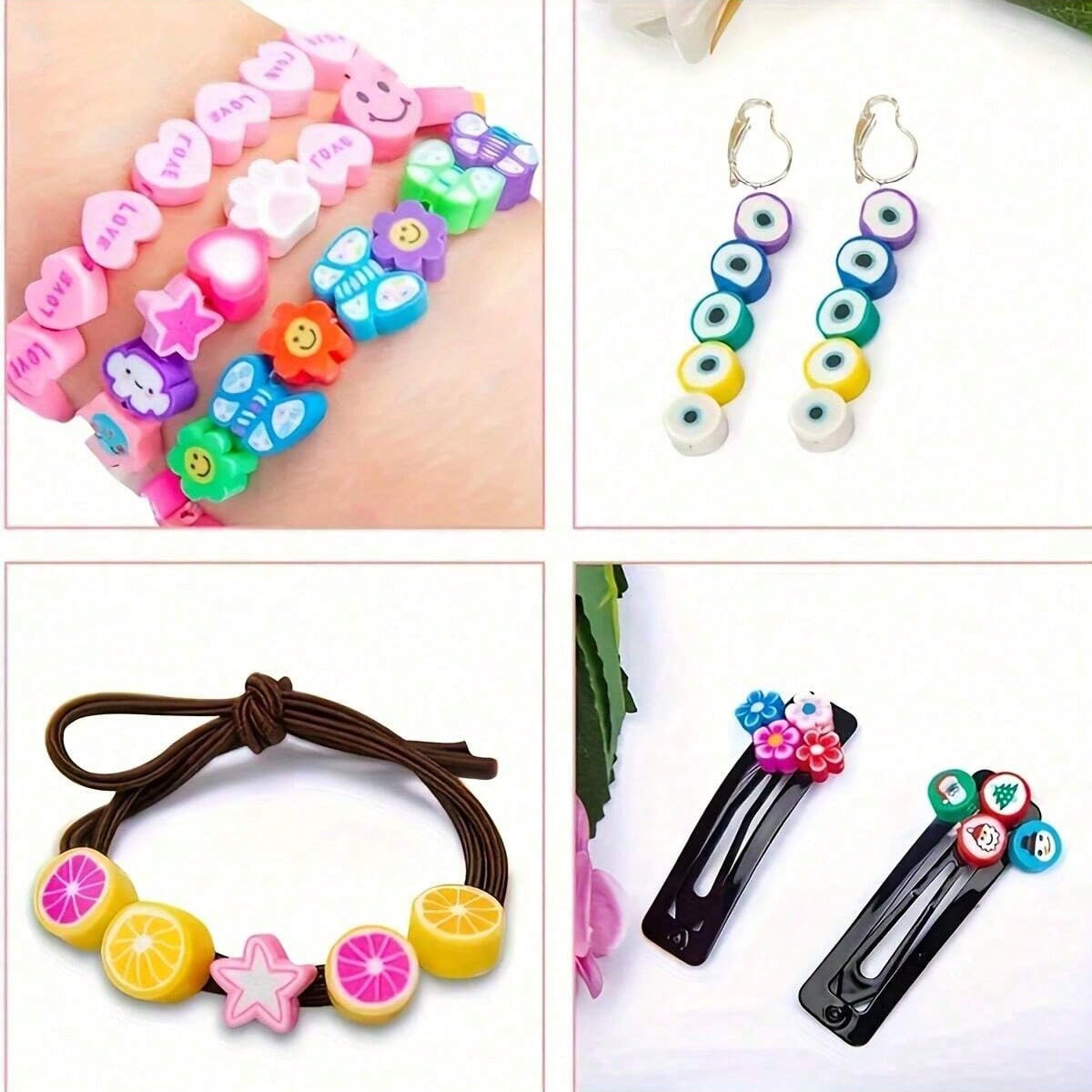 1450/1200/250 ชิ้นชุดลูกปัดดิน - Bead Bracelet Men บทวิจารณ์และราคา