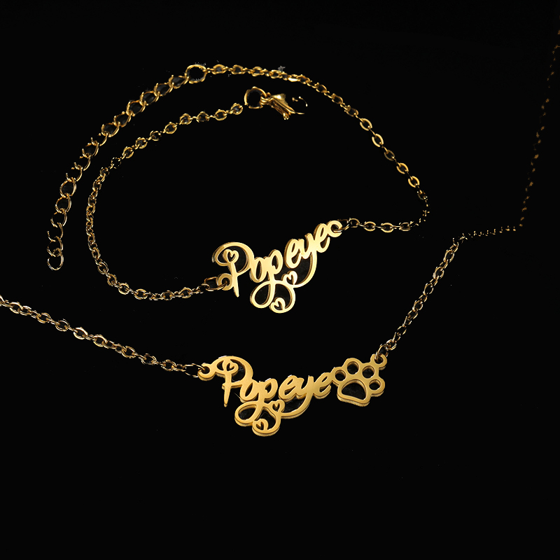 Goxijite ปรับแต่งชื่อสร้อยคอชุ - Men'S Accessories Jewelry Bracelet บทวิจารณ์และราคา
