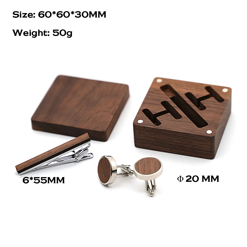 ไม้แกะสลักที่กําหนดเองเจ้าบ่าว - Cufflink Box Set บทวิจารณ์และราคา