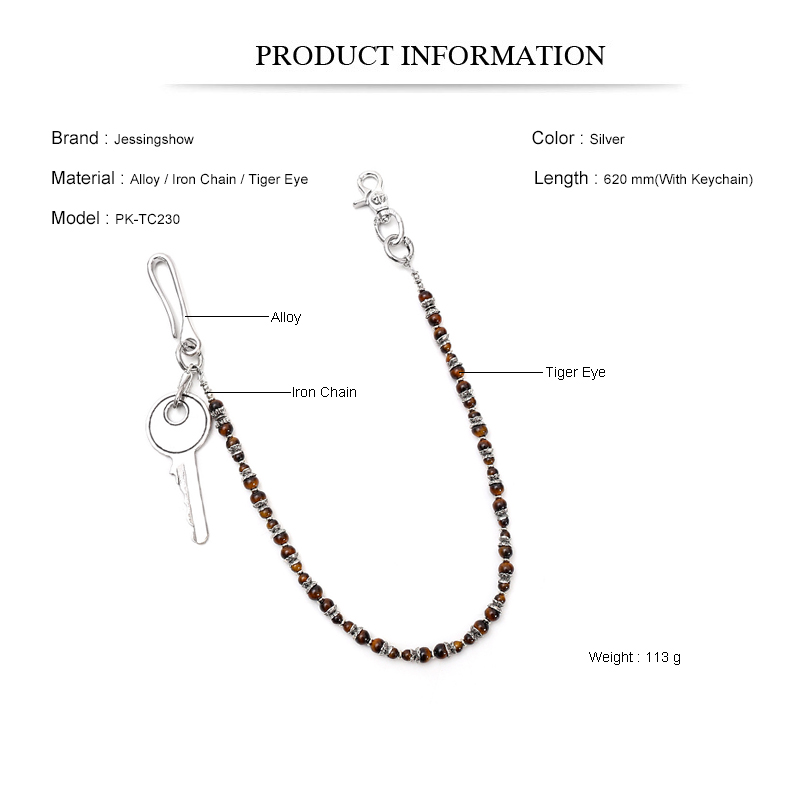 โซ่คาดเอวแบบฮิปฮอปพังก์ลายตาเส - Men Accessories Pk บทวิจารณ์และราคา