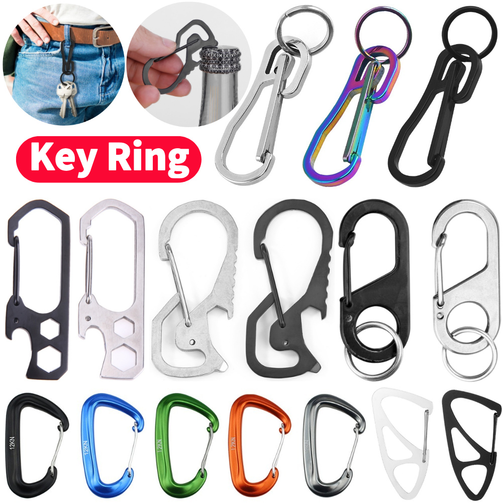 พวงกุญแจ Carabiner ปีนเขากลางแ - Keychain Multi Tool บทวิจารณ์และราคา