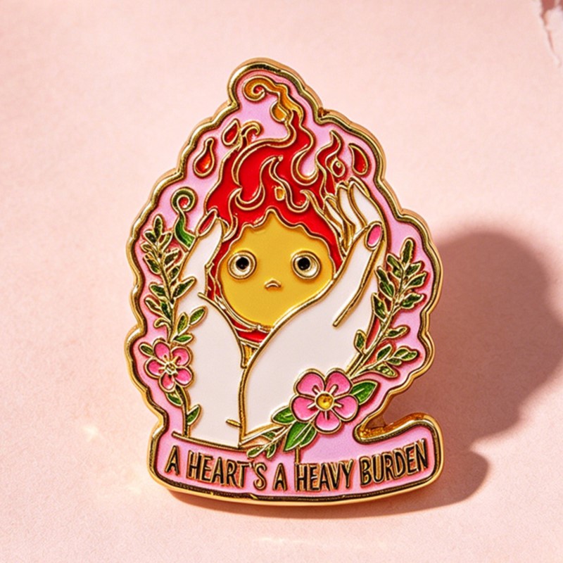 หัวใจคือภาระหนัก เข็มกลัดเคลือ - Lapel Pin Enamel บทวิจารณ์และราคา