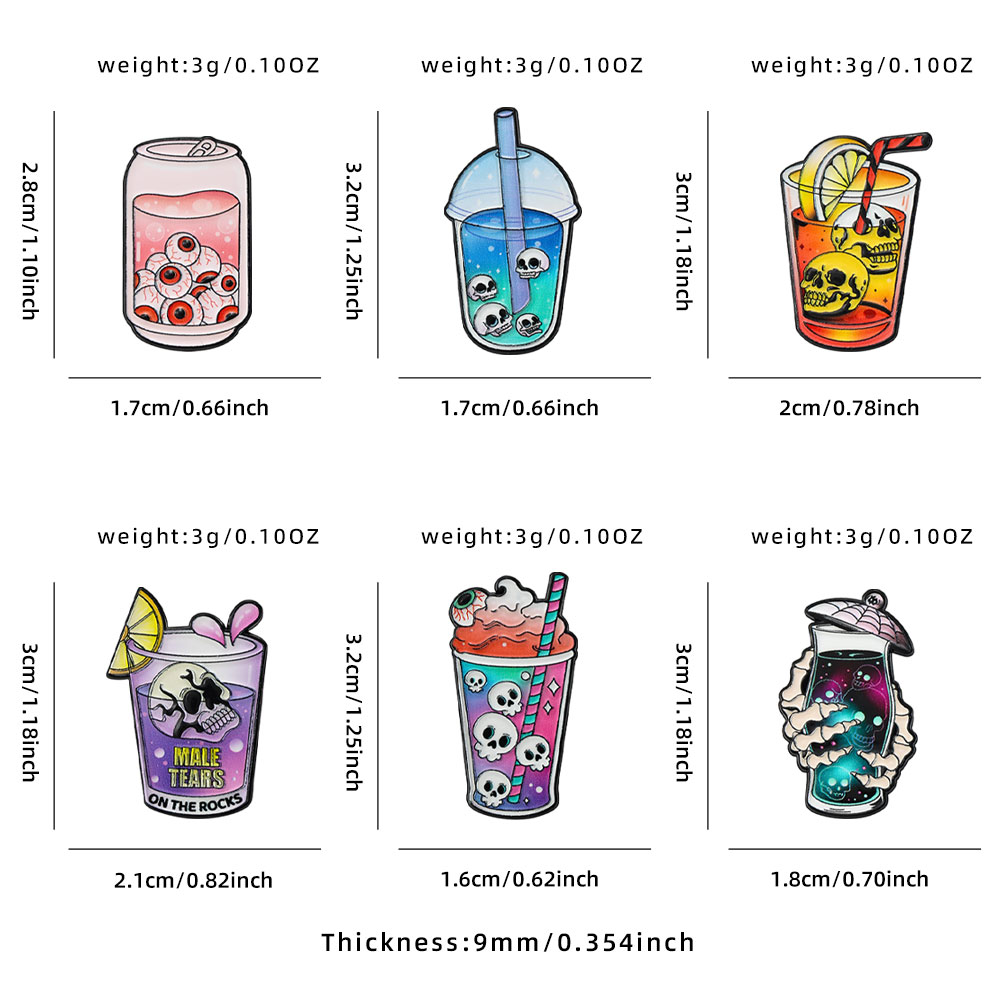 ชุดเข็มกลัดโลหะลายฮาโลวีนสุดเท - Lapel Pin Enamel บทวิจารณ์และราคา