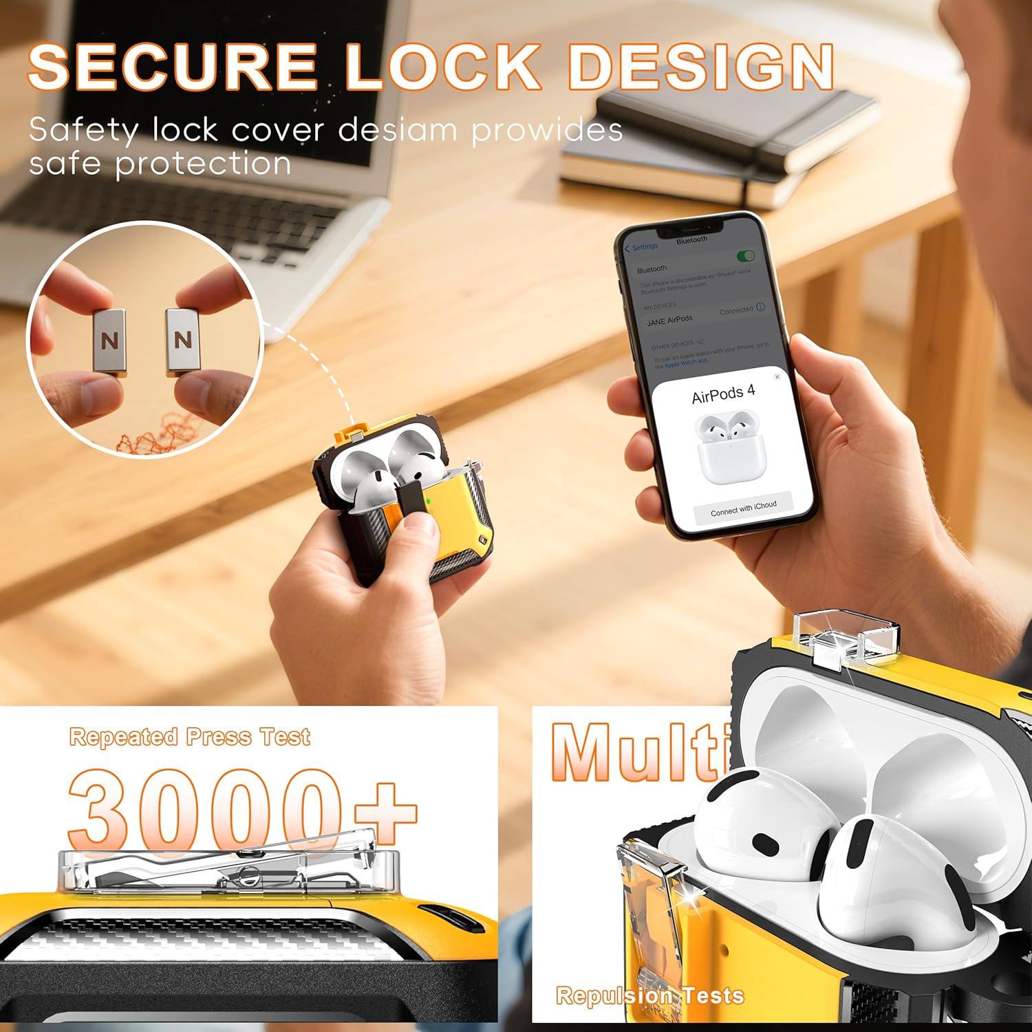 เคส AirPods 4 ลายคาร์บอนไฟเบอร - Men'S Accessories Drop Shipping บทวิจารณ์และราคา
