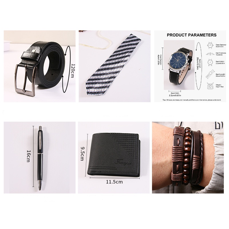 ใหม่ผู้ชายชุดของขวัญกล่องนาฬิก - Cufflink Box Set บทวิจารณ์และราคา
