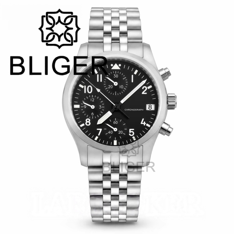 BLIGER ฟูลแบล็ค บรัช 38 มม. VK - Men'S Accessories Jewelry Bracelet บทวิจารณ์และราคา