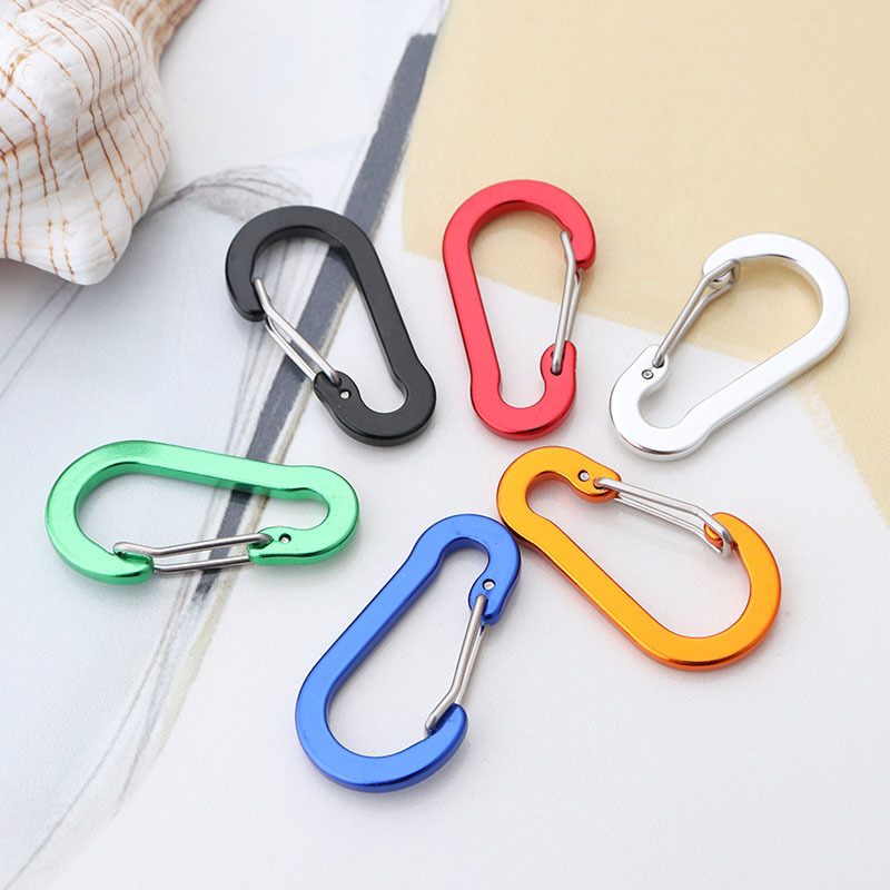 6Pcs Carabiner พวงกุญแจตกปลา C - Keychain Multi Tool บทวิจารณ์และราคา