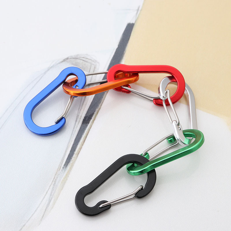 6Pcs Carabiner พวงกุญแจตกปลา C - Keychain Multi Tool บทวิจารณ์และราคา