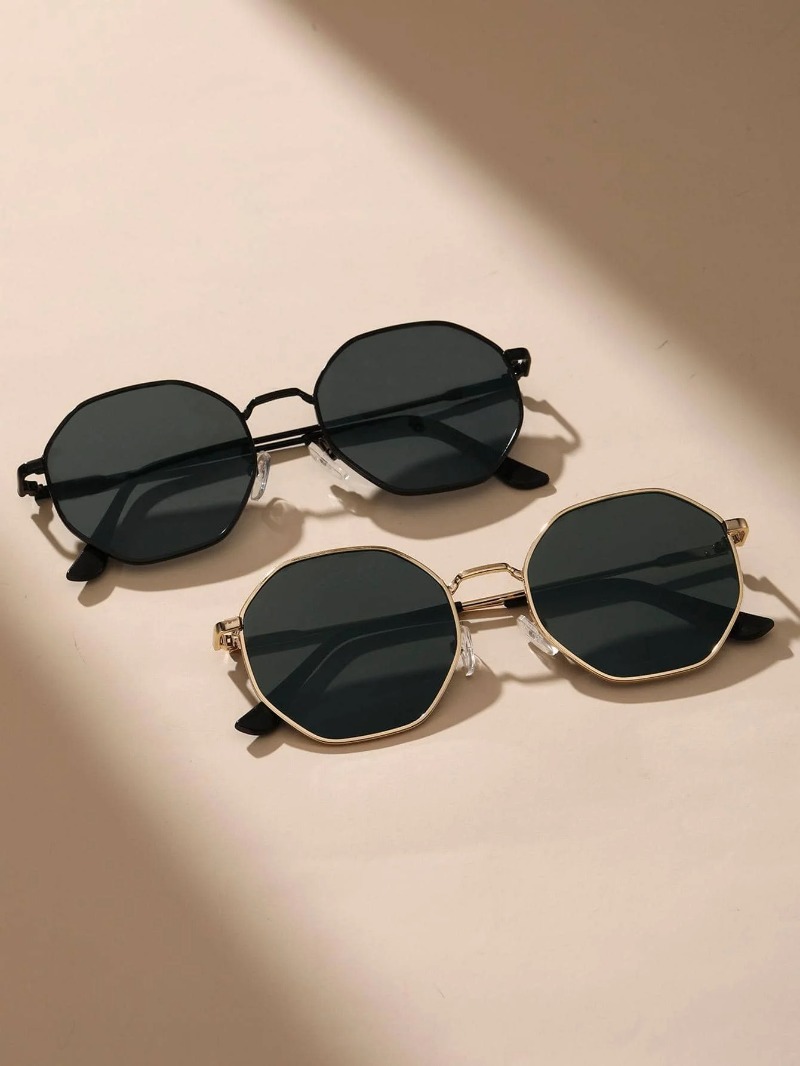 1/3 ชิ้นแว่นกันแดดกรอบโลหะทรงเ - Men'S Accessories Glasses บทวิจารณ์และราคา