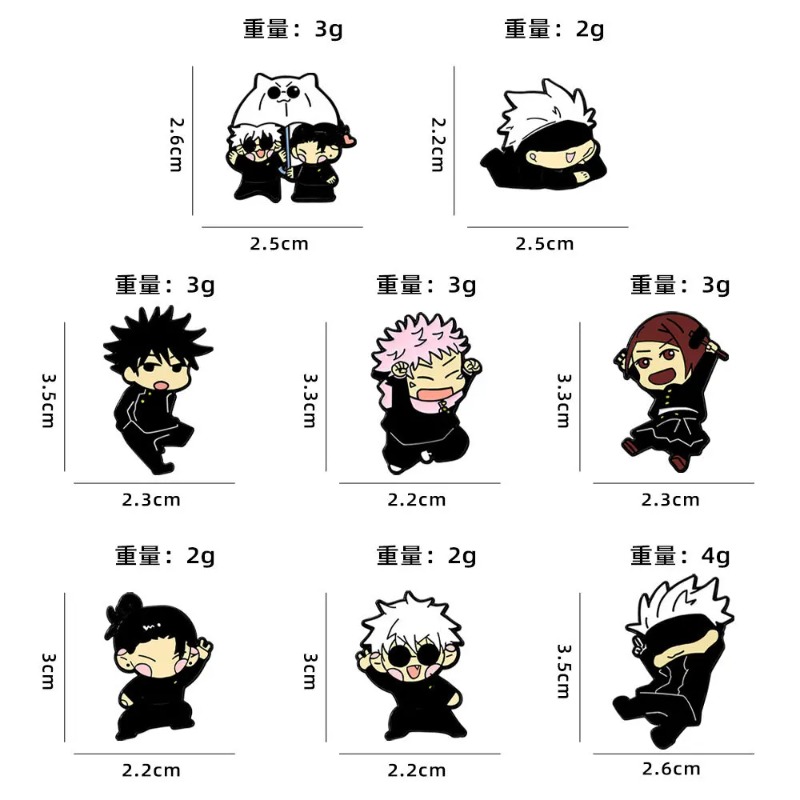 ชุดเข็มกลัดเคลือบลายการ์ตูนอนิ - Lapel Pin Enamel บทวิจารณ์และราคา