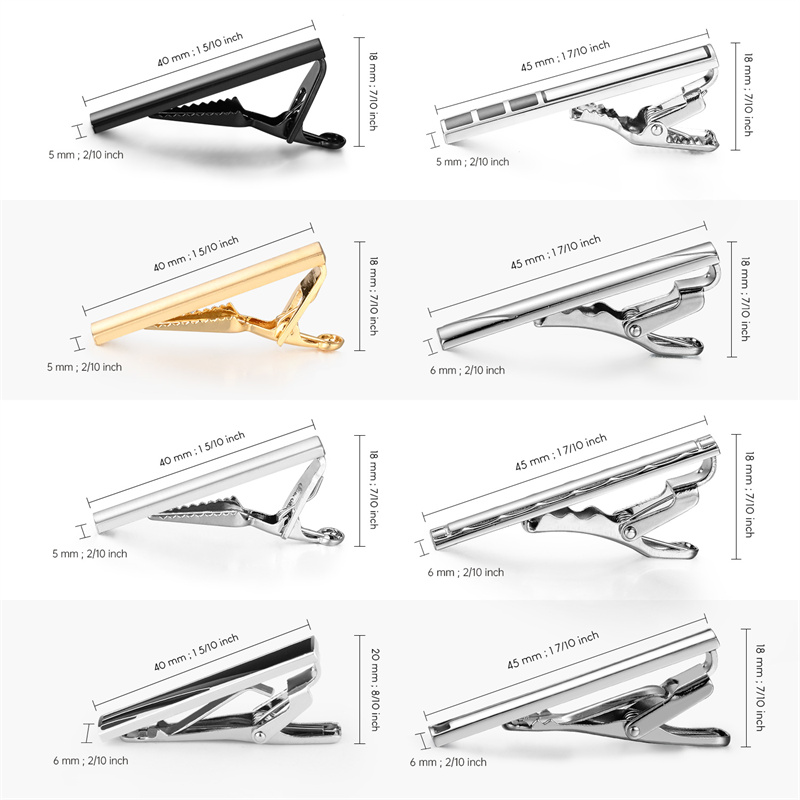 8 PCS สั้น Tie คลิปชุดของขวัญก - Cufflink Box Set บทวิจารณ์และราคา