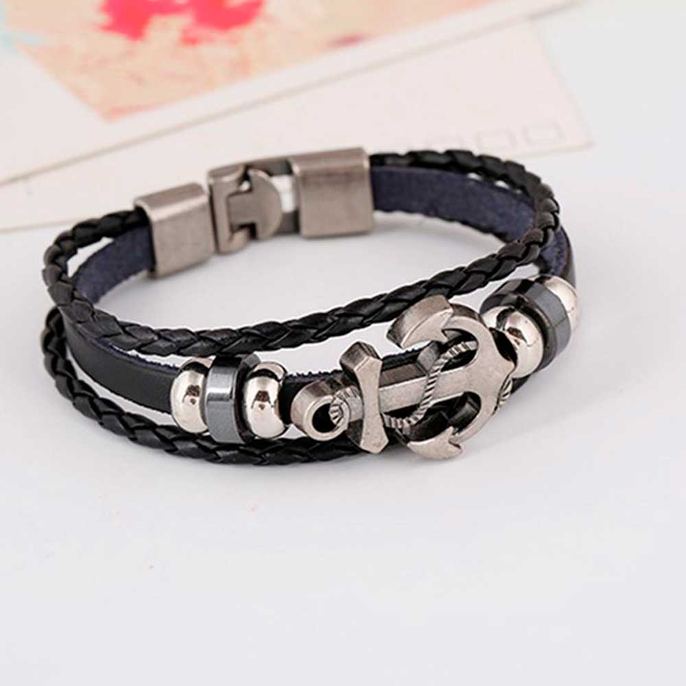 Multi Layered Vintage เชือกหนั - Men Accessories Pk บทวิจารณ์และราคา