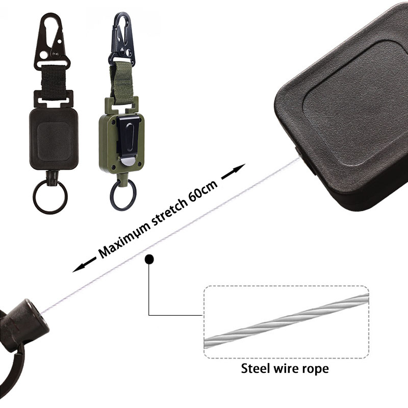สายคล้องกุญแจแบบยืดหดได้ คุณภา - Keychain Multi Tool บทวิจารณ์และราคา