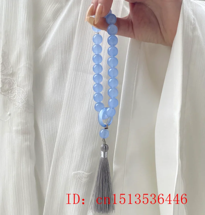 หินหยกสีเขียว 12 มม.ลูกปัดสร้อ - Bead Bracelet Men บทวิจารณ์และราคา